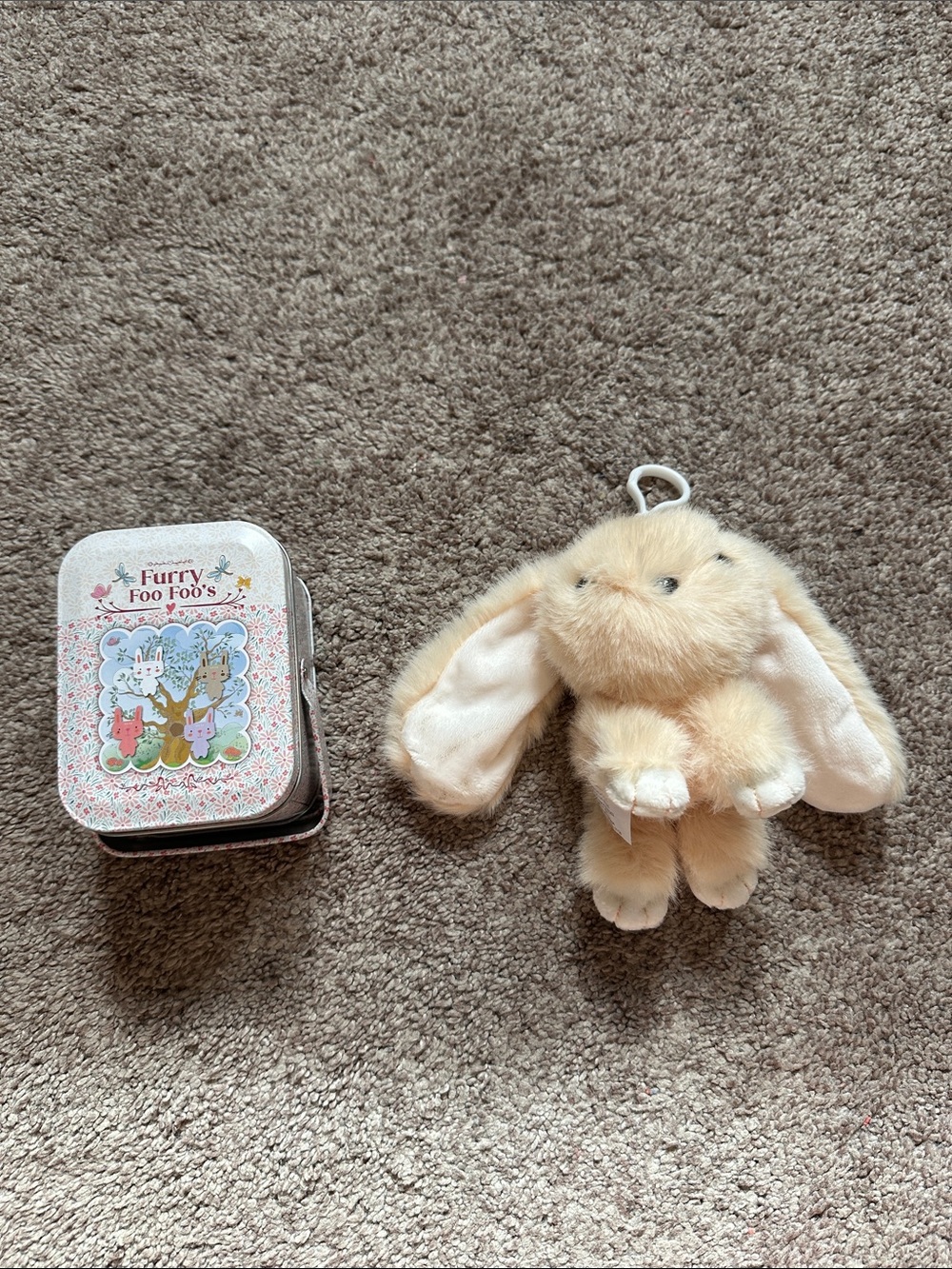 Furry Foo Foo’s Plush Bunny Keychain